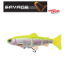 4D trout rattle shad 17 cm 80 g lemon trout savagear