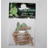 clip plomb plastique beige