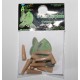 cône plastique beige