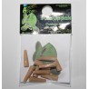 cône plastique beige