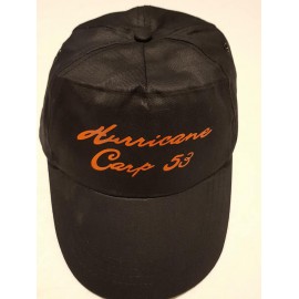 Casquette Snapback noir/orange hurricane carp53