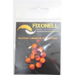 Perles fixonell orange/mauve paillette