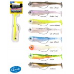 GUTS BAITS 90 mm pack shad avec tête montée articulée texan