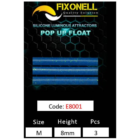 Pop up float fixonell blanc pailleté