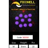 perle ronde fixonell 8 mm violet