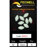 perle ovale fixonell 14 mm blanche