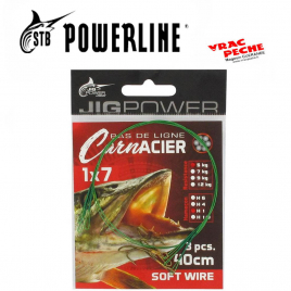 3 bas de ligne acier ryder powerline