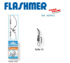 Rolling fix appats cascade swivel flashmer