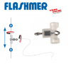 T swivel translucide flashmer