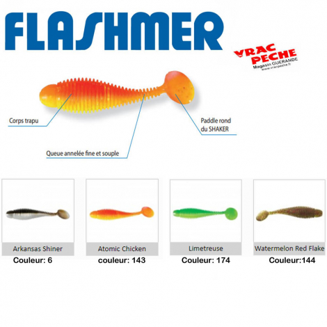 Grubster Shad 70 mm Flashmer