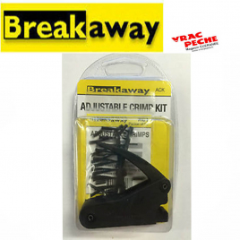 Sachet adjustable crimps breakaway