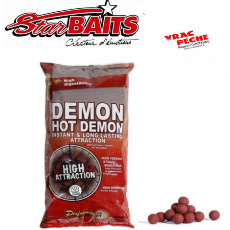 Bouillettes HOT DEMON 1kg 20mm Starbait