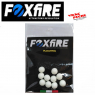 Sachet 12 perles rondes flottantes 6.5mm foxfire