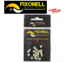 minigum fixonell 2 couleurs Jaune pailletté / blanc phospho