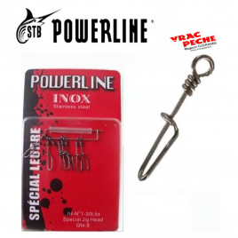 Jig head rolling inox powerline