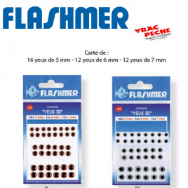 Sachet yeux adhesifs 3 D Flashmer