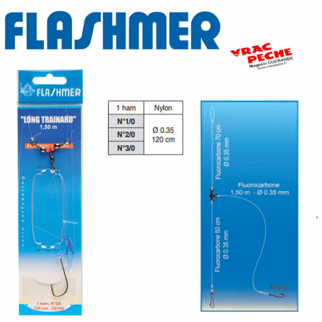 Bas de ligne long trainard flashmer