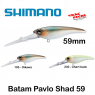 Poisson nageur Bantam Pavlo Shad 59 Sp  shimano