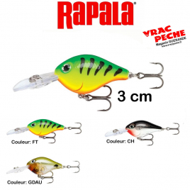 ultra light cranck 3cm RAPALA