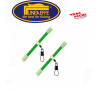 Sachet 2 anti tangle droit  fluo vert 5cm