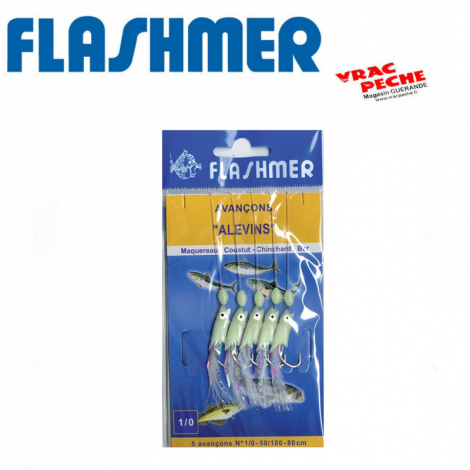 bas de ligne mitraillette avancons alevins flashmer