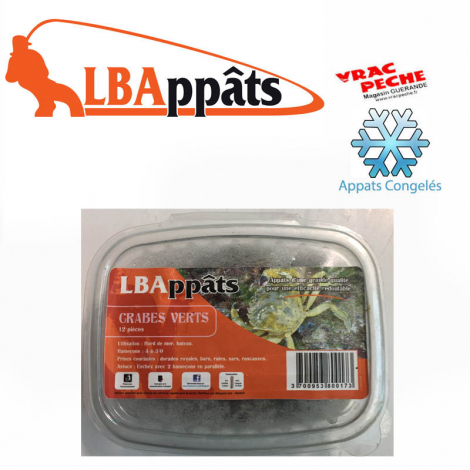 Sachet Crabes verts congelés  LBappats