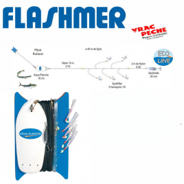 Ligne traine ecoline Lançons flashmer