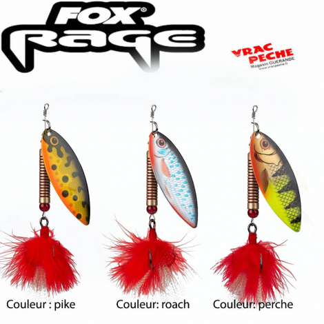 leaf spinners cuiller fox rage