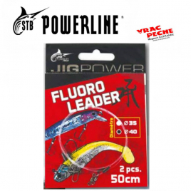 Bas de ligne Fluoro LEADER 50 cm powerline