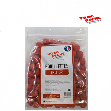 Bouillettes CRABE 20 mm 1 kg vracpeche