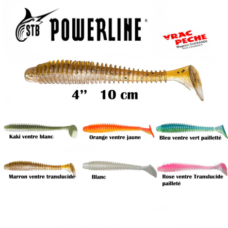 Leurre souple LTS 3'' 7.5 cm  powerline