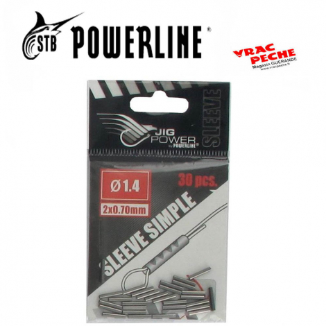 pochette sleeves simples black nickel x30  powerline