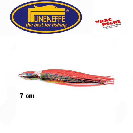 Sachet octopus 9 cm rouge lineaffe