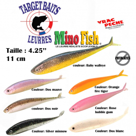 Mino fish 4.25'' 11 cm targets baits