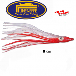 Sachet octopus 12 cm blanc et rouge lineaffe