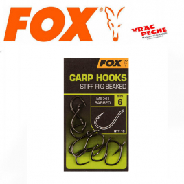 Hamecons fox carp stiff rig beaked