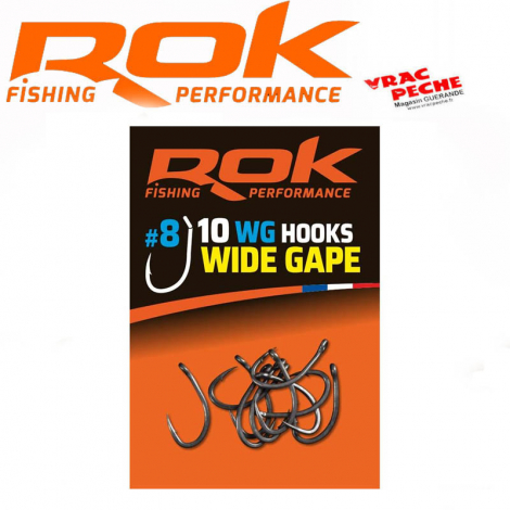 10 WG hooks WIDE GAP Rok