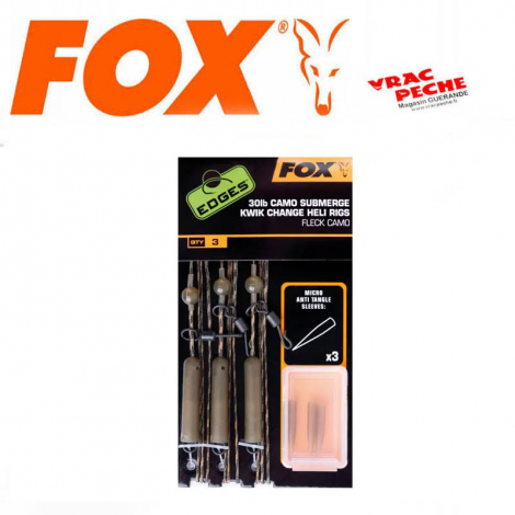 edges camo lead clip kit taille 7 fox