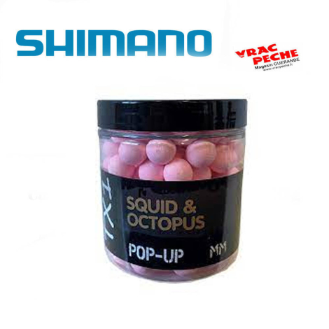 pop up TX1 squid et octopus 100 g tribal shimano