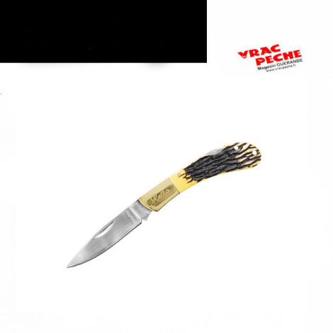 Couteau pliant manche bois WOODY  lame inox 85 mm