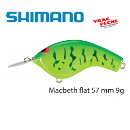 Poisson nageur Macbeth flat 57 mm 9 g shimano