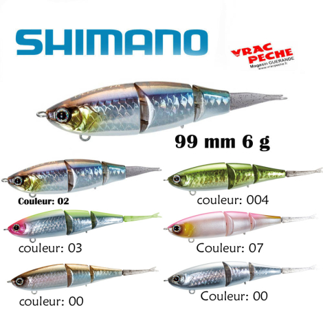 Poisson nageur BT bait 99 mm 6 g shimano