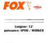 Canne EOS 12 pieds Spod / Marker fox