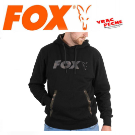 Fox Black / Camo print hoody