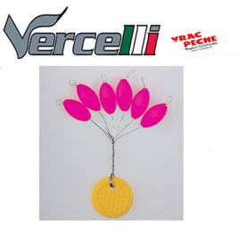perles flottantes lumineuses fixes ovales Roses FP Vercelli