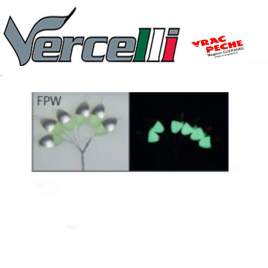 perles flottantes lumineuses fixes ovales Argents/blanches FPW Vercelli