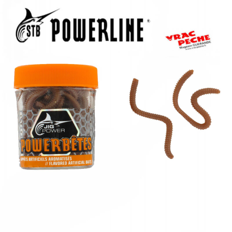 Powerbetes vers de terre VERT 20 gr powerline