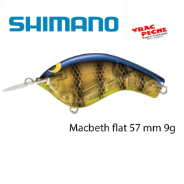 Poisson nageur Macbeth flat 57 mm 9 g shimano