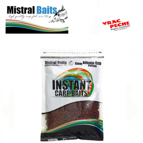 Pellet 8 mm mistral bait atlantic crabe 900g