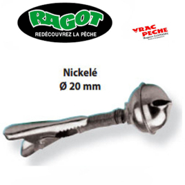 Grelot  à pince crocodile 20 mm RAGOT